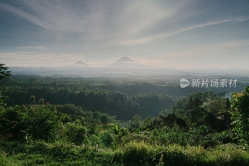 Gunung Batur火山风景